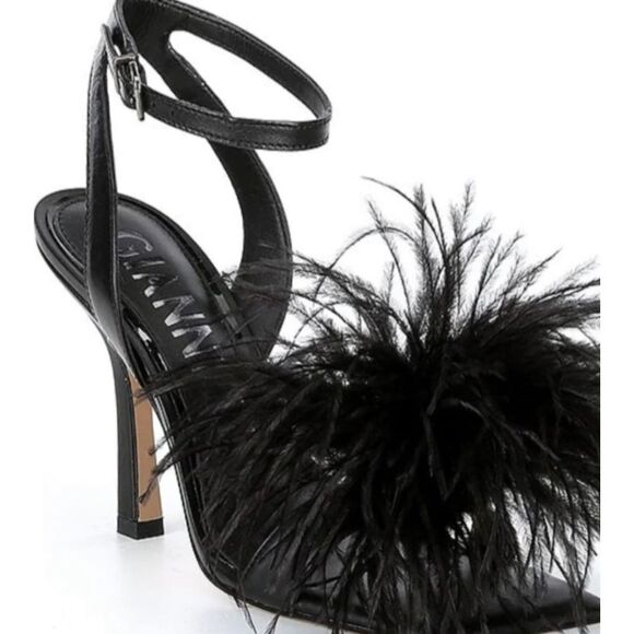 Gianni Bini, the Neela Feather Square Toe Dress Sandle - Picture 6 of 9